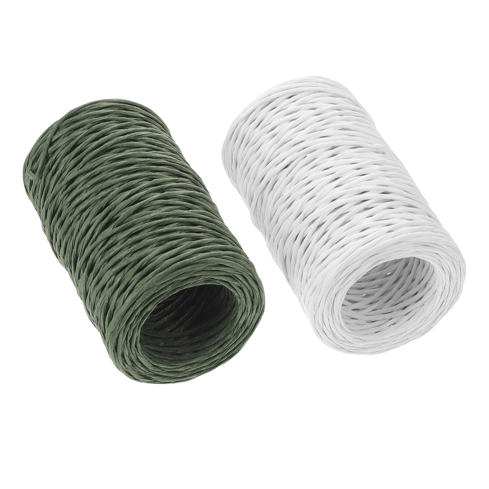 Wire Stem Florist - 2 Rolls Paper Wrapped Florist Wire