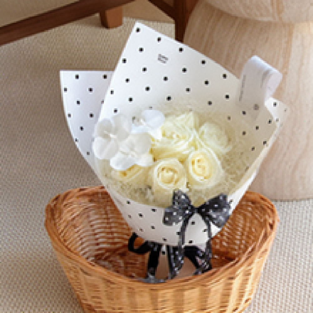 Natural Florist Supply - Natural Leaf Texture Kraft Paper Bouquet