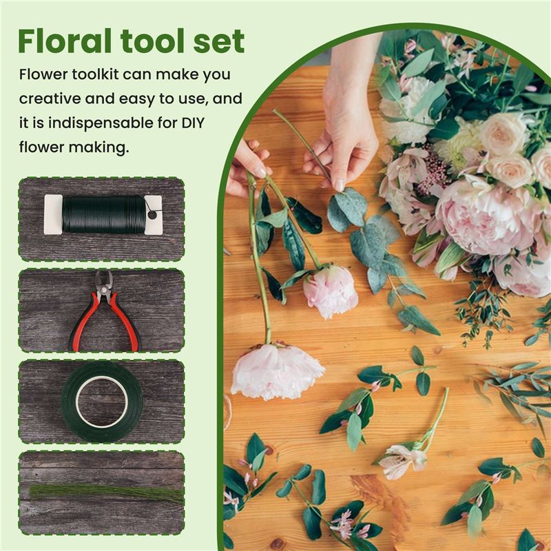 ABJT-Floral Arrangement Tool K - Wire Stem Florist ulasan dan harga