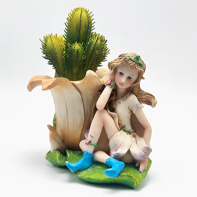 Flower Fairy Vase Cactus Silic - Florist Supply Vases ulasan dan harga