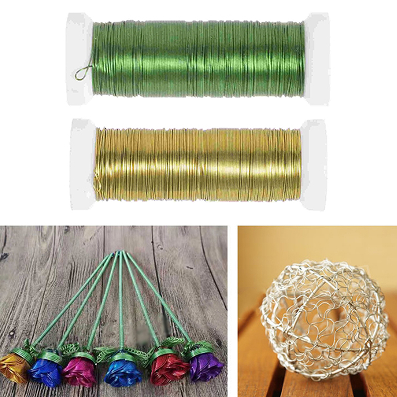 Crafts Wires Florist Flower Wi - Wire Stem Florist ulasan dan harga