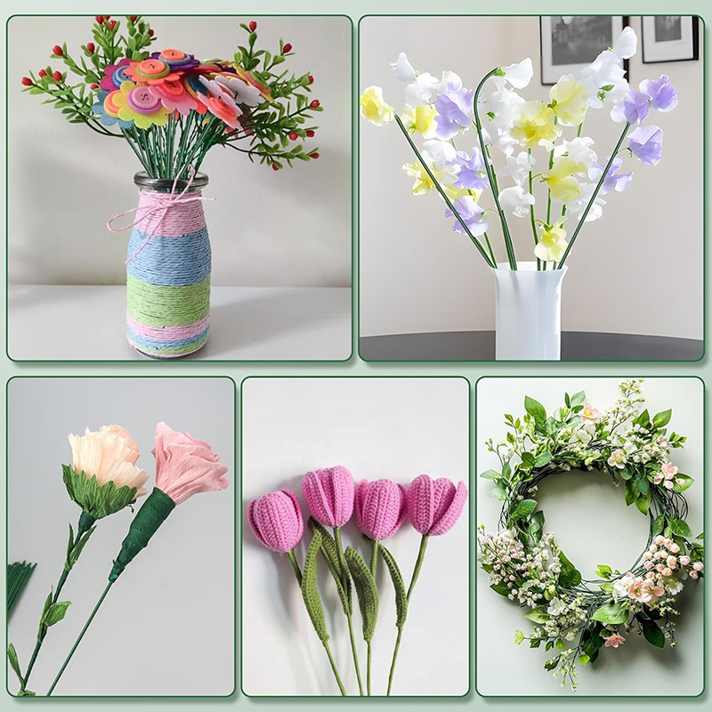 50/100Pcs Floral Wire Stems Fl - Wire Stem Florist ulasan dan harga