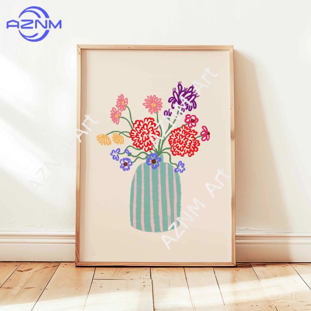 1/3pcs Abstract Flower Vase Pa - Florist Supply Vases ulasan dan harga