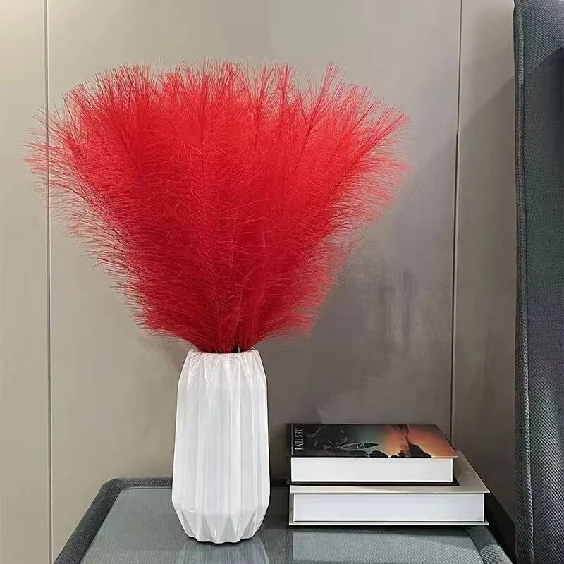 10PCS Artificial Pompous Grass - Florist Supply Vases ulasan dan harga