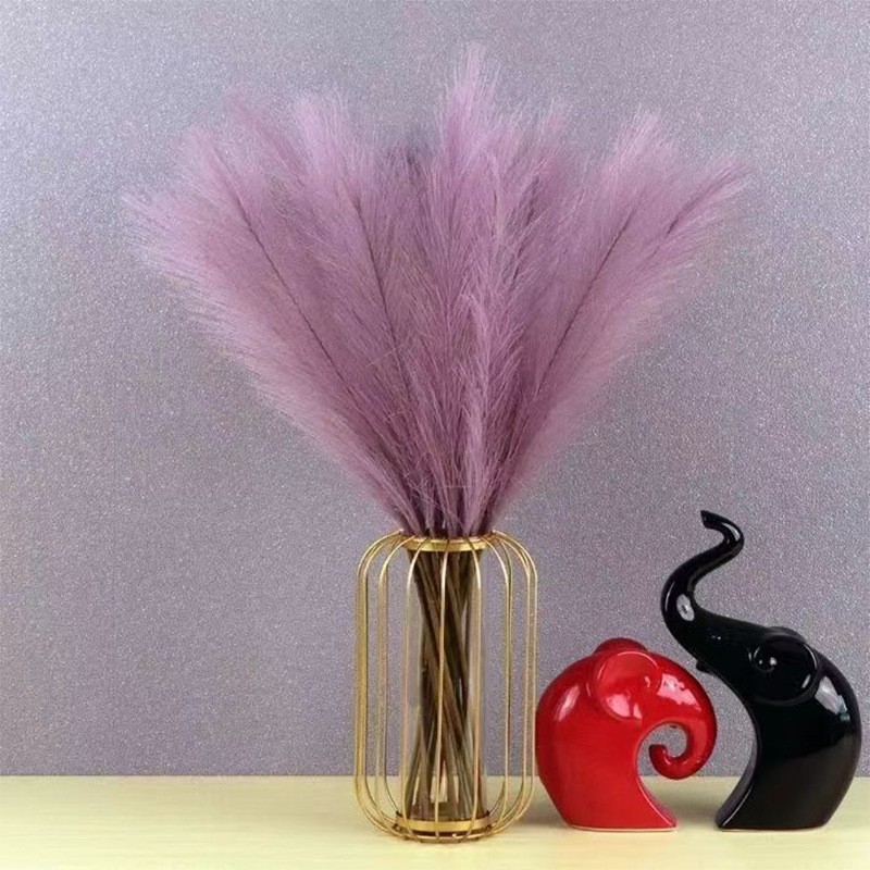10PCS Artificial Pompous Grass - Florist Supply Vases ulasan dan harga