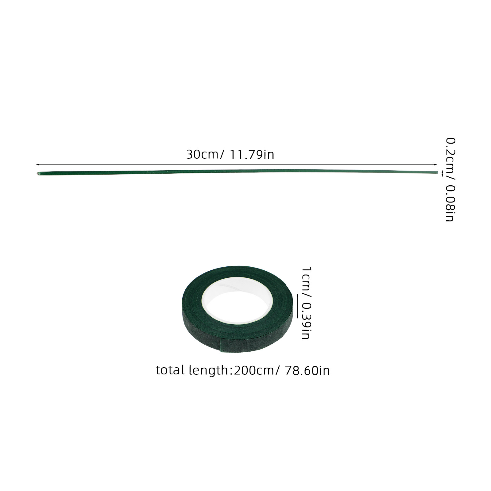 1Set Florist Tape Green and Fl - Wire Stem Florist ulasan dan harga