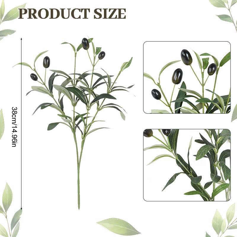1/3/5Pcs Artificial Plant With - Florist Supply Vases ulasan dan harga