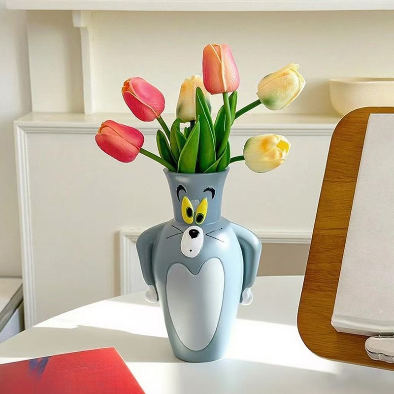 Cartoon Tom New and Jerry New  - Florist Supply Vases ulasan dan harga