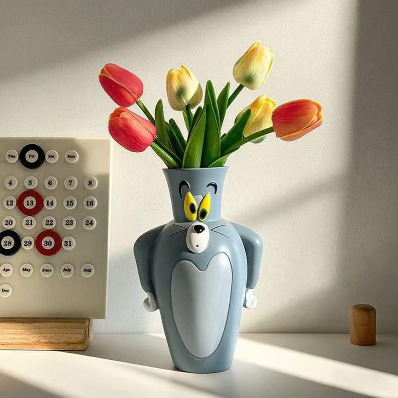 Cartoon Tom New and Jerry New  - Florist Supply Vases ulasan dan harga
