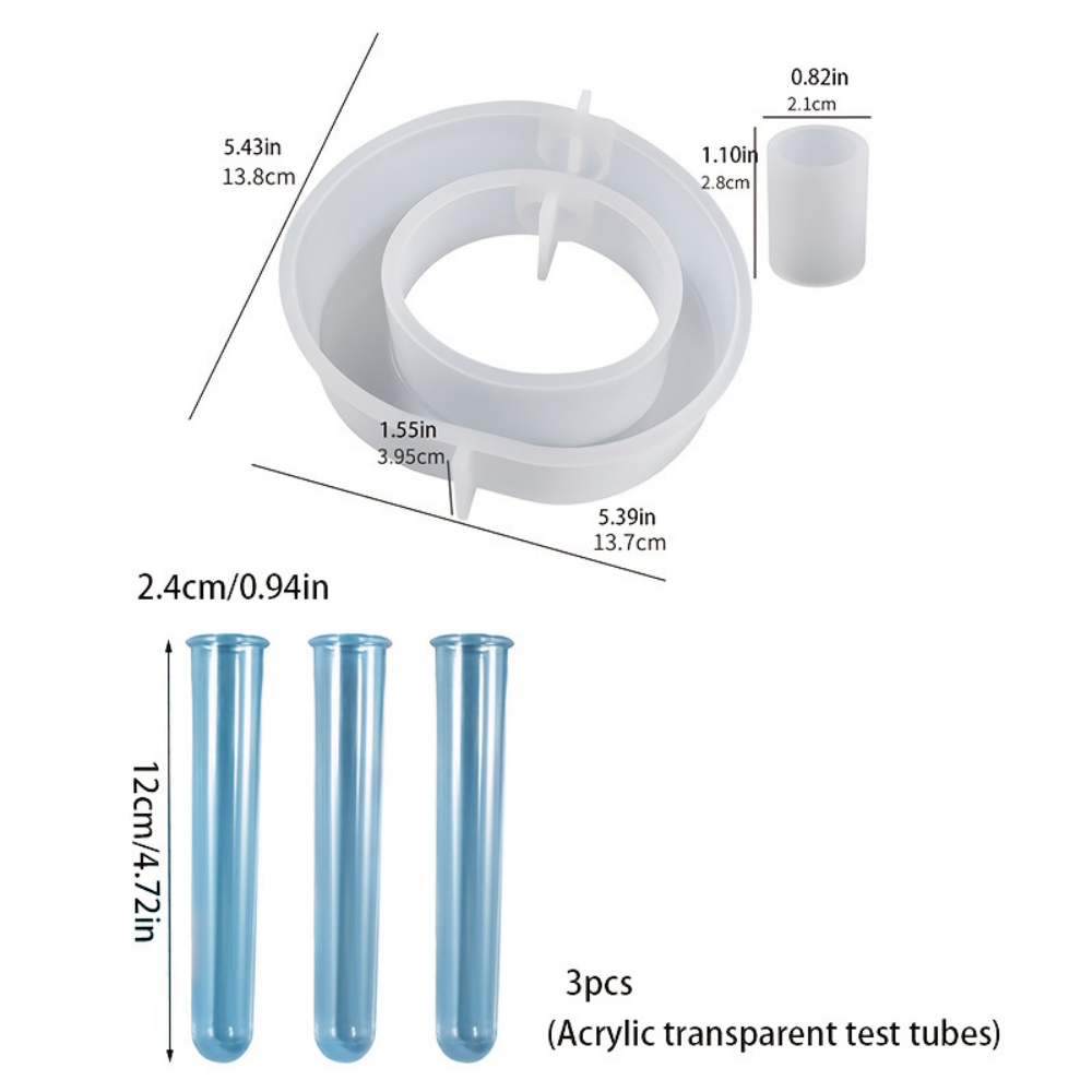 4PCS Flower Vase Silicone Mold - Florist Supply Vases ulasan dan harga