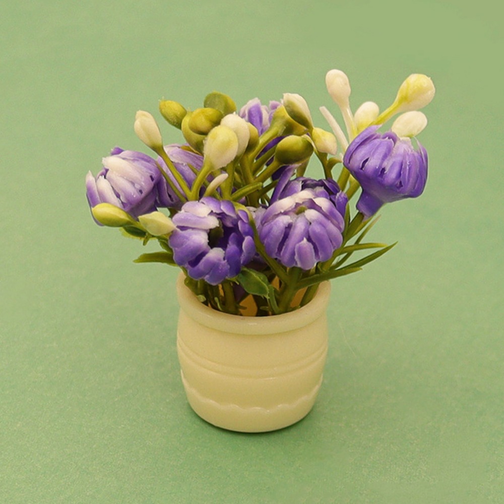 1:12 Dollhouse Miniature Simul - Florist Supply Vases ulasan dan harga