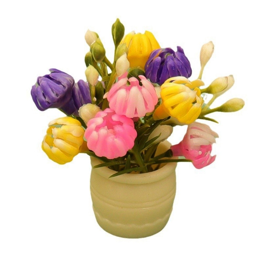1:12 Dollhouse Miniature Simul - Florist Supply Vases ulasan dan harga