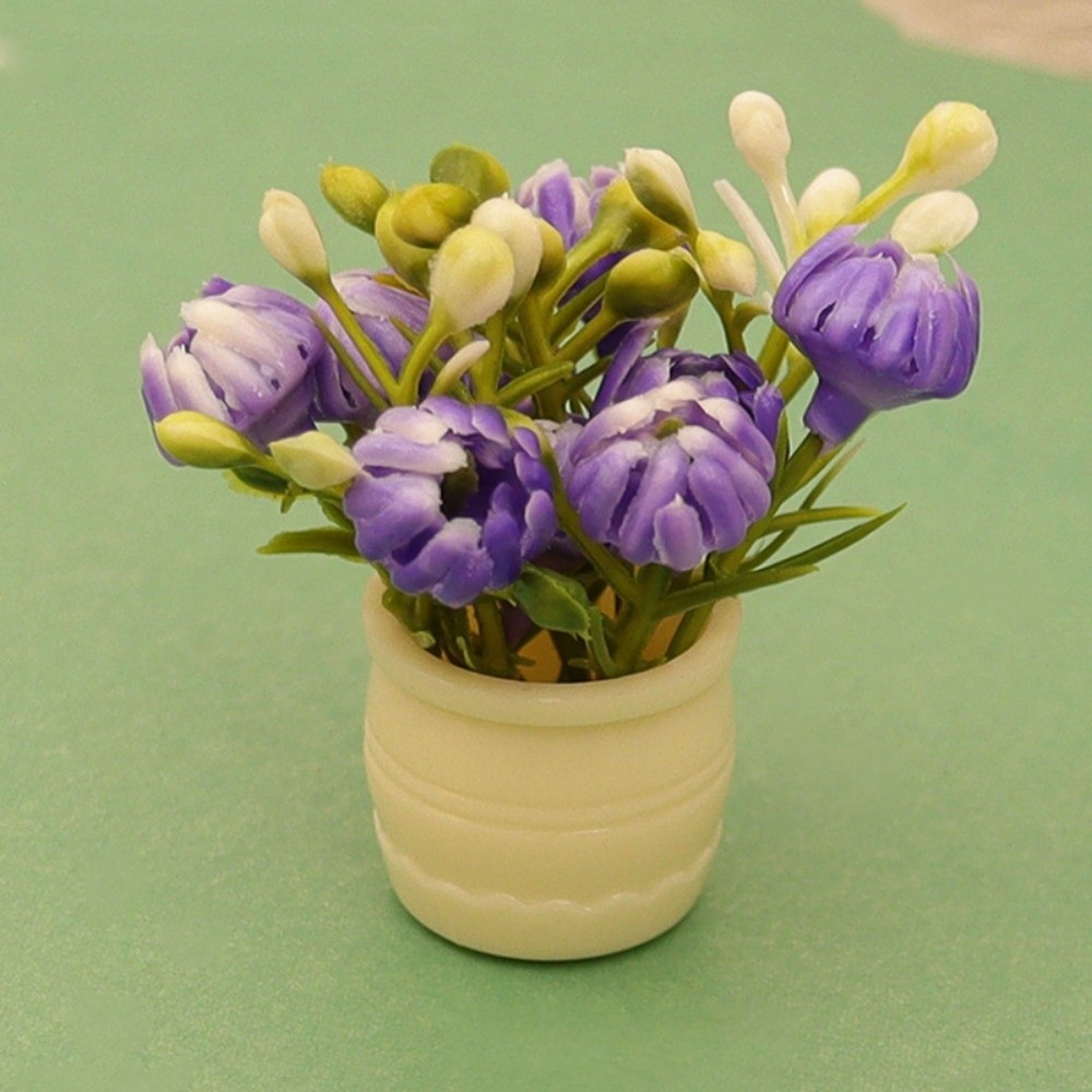 1:12 Dollhouse Miniature Simul - Florist Supply Vases ulasan dan harga