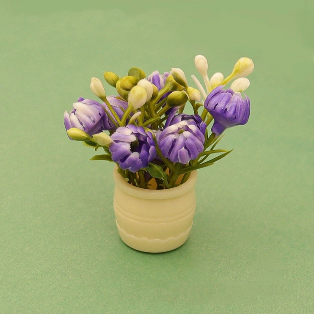 1:12 Dollhouse Miniature Simul - Florist Supply Vases ulasan dan harga