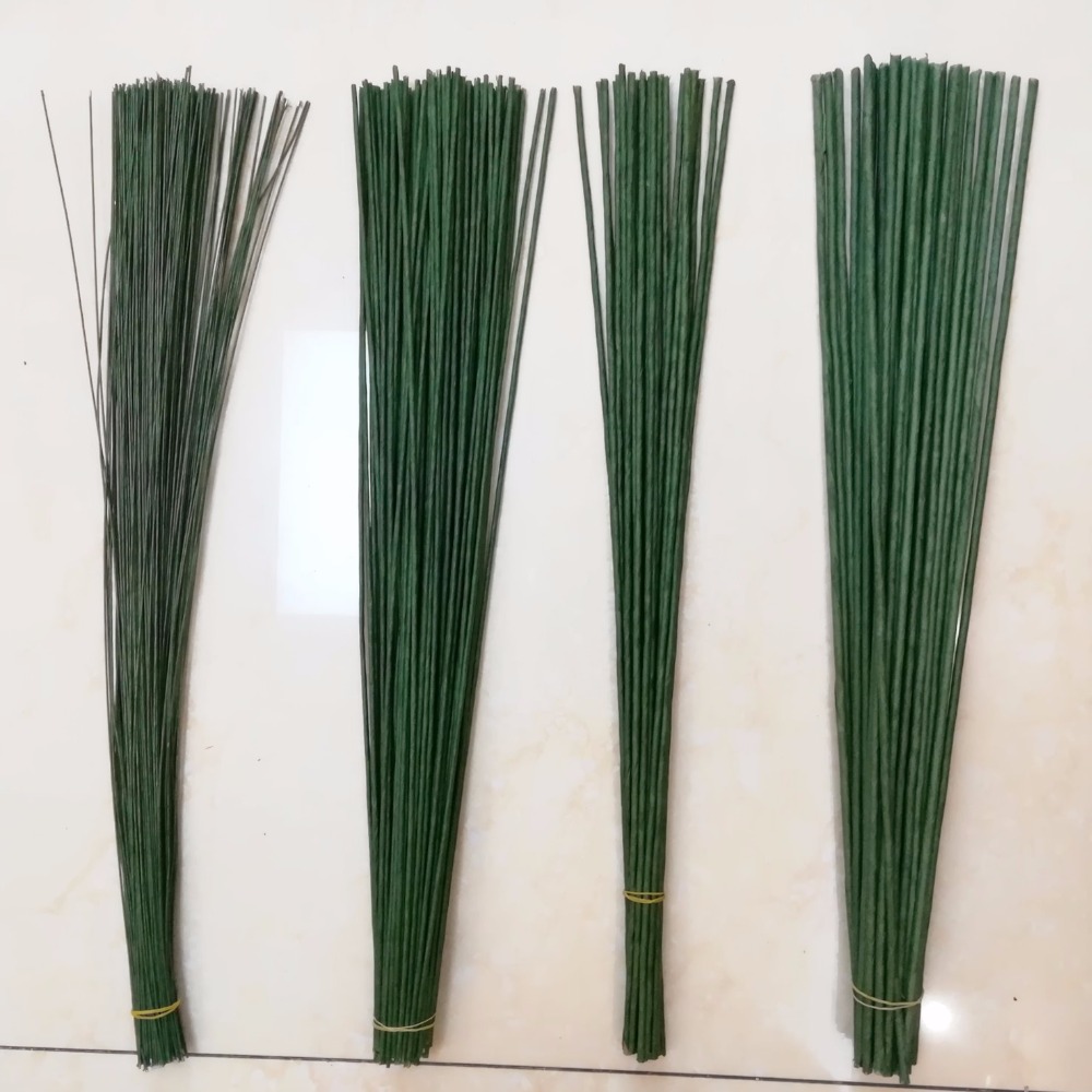 1mm 2/3/4/5mm 40/60cm Dark Gre - Wire Stem Florist ulasan dan harga
