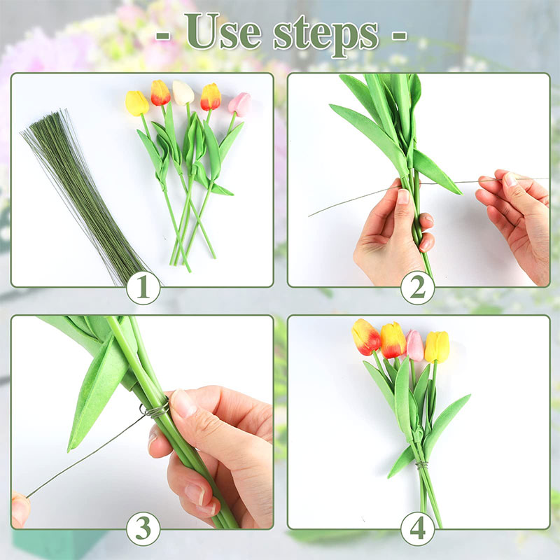 100Pcs Floral Wire High Qualit - Wire Stem Florist ulasan dan harga