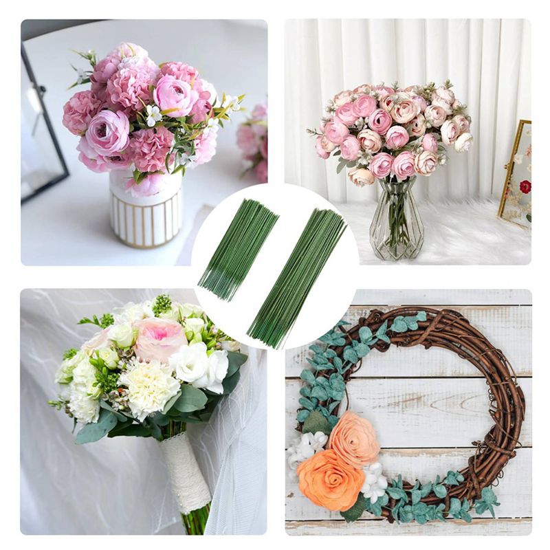 ABJN-Florist Wire, 400Pcs Plas - Wire Stem Florist ulasan dan harga